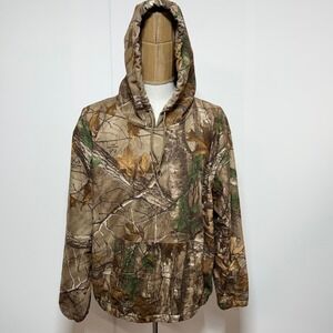 RedHead Hoodie Mens XL Brown Camo Pullover Realtree Fleece Lined Hunting
